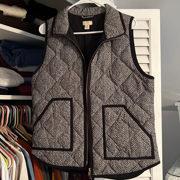 J. Crew Jackets & Blazers - J. Crew Herringbone Vest